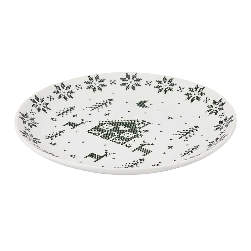 TALDRIK ALTOM DESIGN GRENLANDIA 20CM VALGE/ROHELINE
