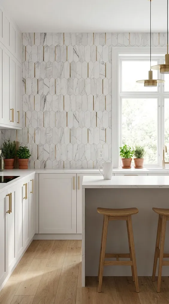 SEINAPANEEL NORDIH WHITE MARBLE 270X270MM 4TK PAKIS