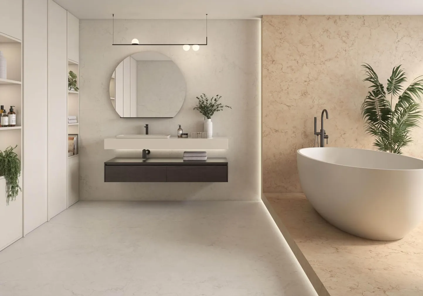 PÕRANDA- JA SEINAPLAAT PERLINO BIANCO ANTIC 60X60CM 1,44M² PAKIS