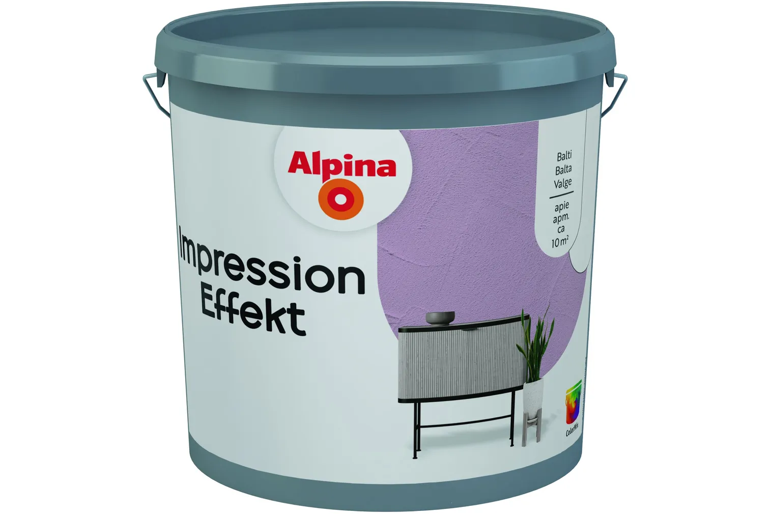 STRUKTUURVÄRV ALPINA EFEKT IMPRESSION BASE 5L VALGE MATT