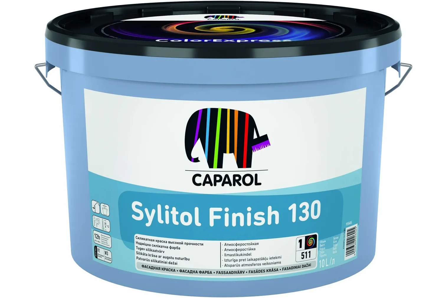 SILIKAATVÄRV CAPAROL SYLITOL FINISH 130 B3 NE 2,35L