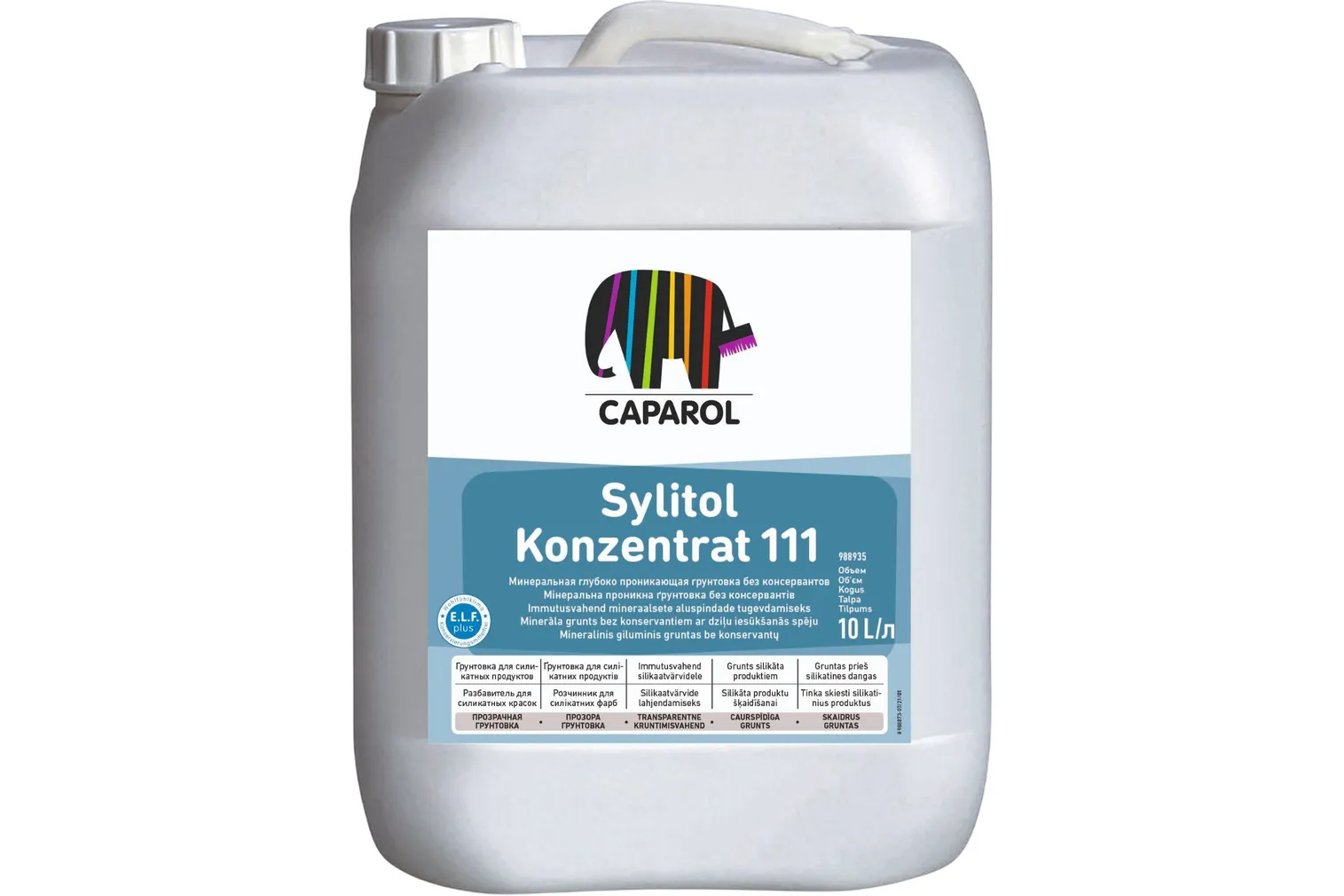KRUNTIMIS -JA VEDELDUSVAHEND CAPAROL EXC SYLITOL 111NE 2,5L