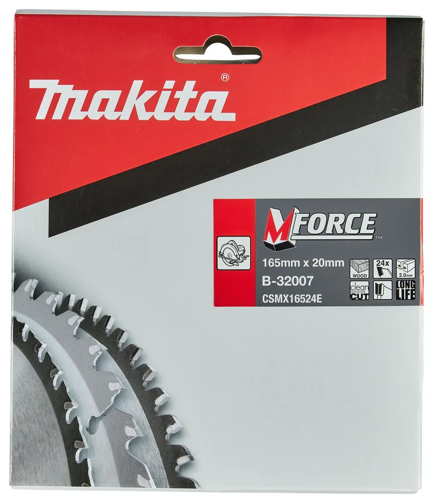 SAEKETAS PUIDULE MAKITA M-FORCE 165X2X20MM 15° T24