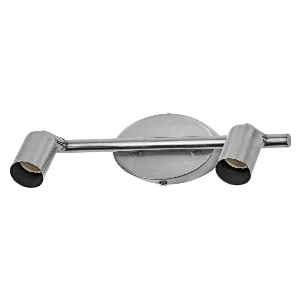 KOHTVALGUSTI OSRAM LED CYLINDER 2XGU10 HARJATUD NIKKEL