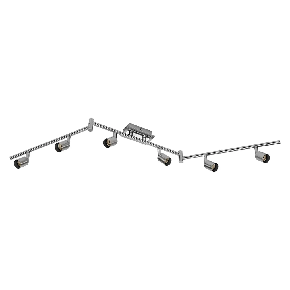 KOHTVALGUSTI OSRAM LED CYLINDER DUO 6XGU10 HARJATUD NIKKEL