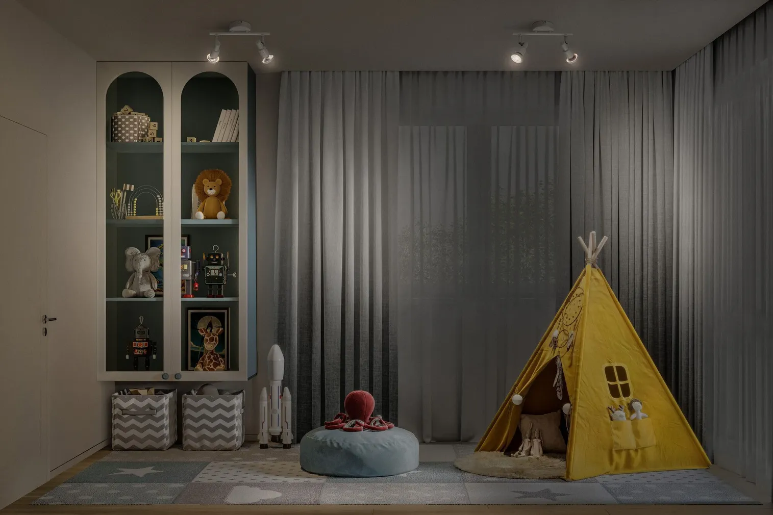 KOHTVALGUSTI OSRAM LED GU10 2X3,4W HÄMARDATAV VALGE