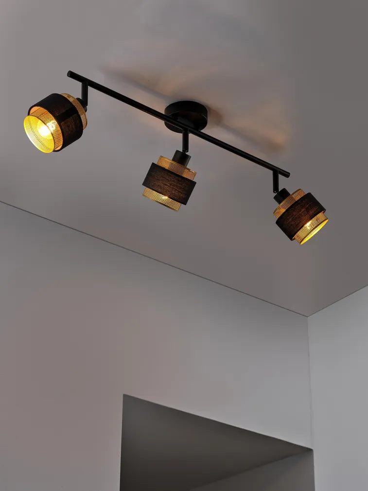 KOHTVALGUSTI OSRAM LED HORNET 3X2,8W MUST