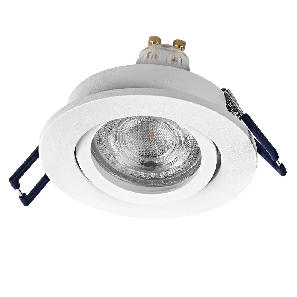 KOHTVALGUSTI LED SÜVISTATAV CLICK GU10 4,5W VALGE