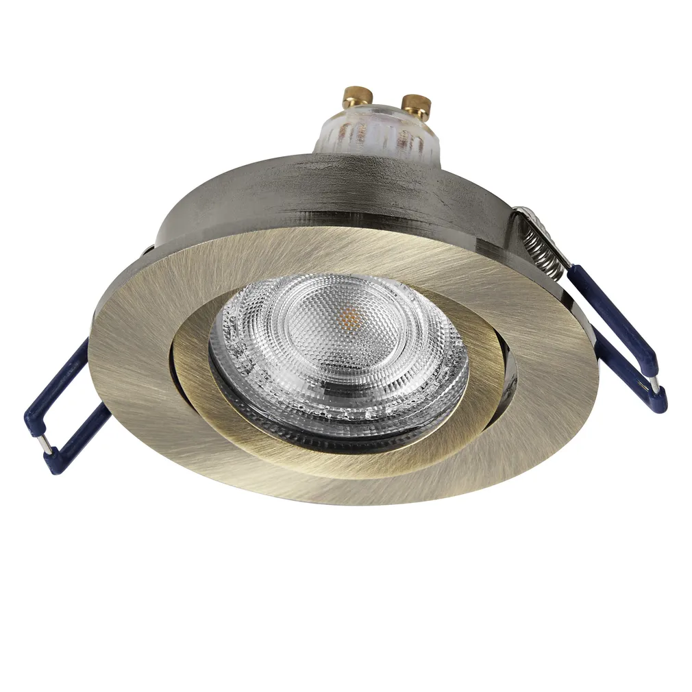 KOHTVALGUSTI LED SÜVISTATAV CLICK GU10 4,5W ROHELINE