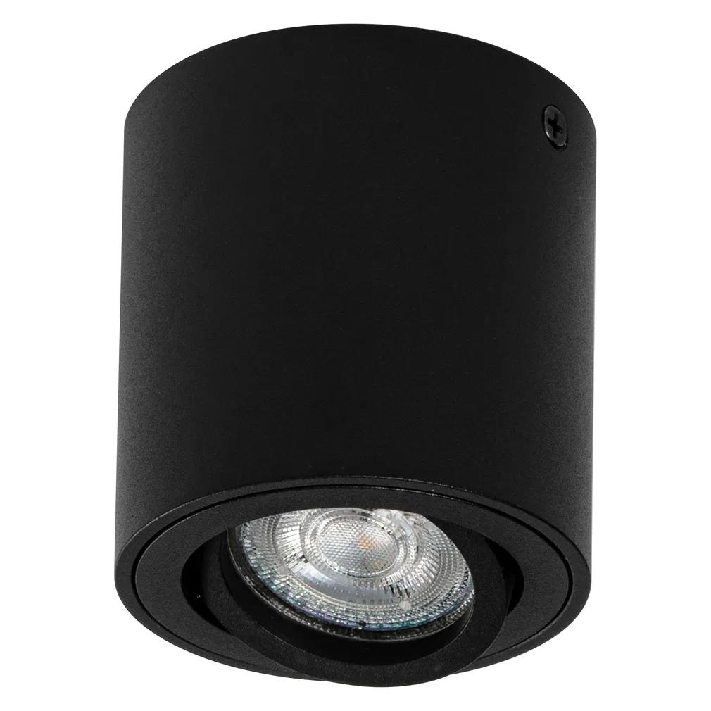 KOHTVALGUSTI LED SÜVISTATAV ROUND GU10 MUST