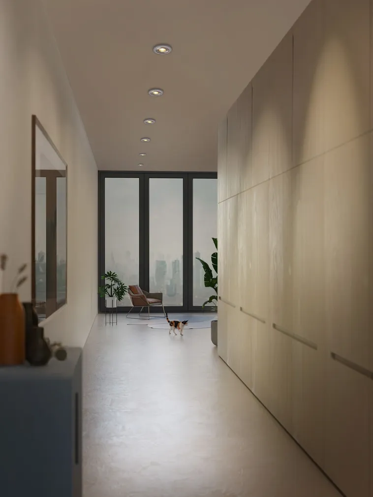 KOHTVALGUSTI LED SÜVISTATAV CONCRETE GU10 4,5W NIKKEL