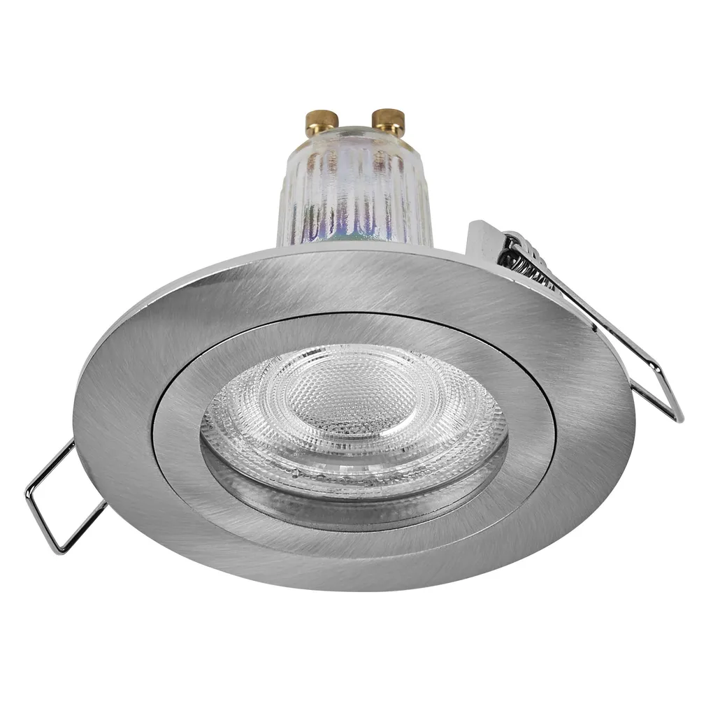 KOHTVALGUSTI LED SÜVISTATAV CLICK GU10 4,5W SATIINNIKKEL