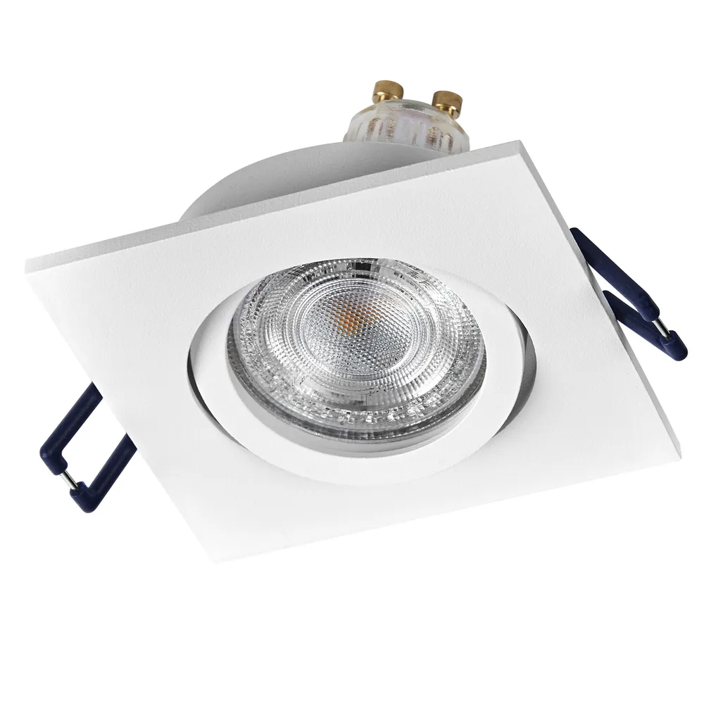 KOHTVALGUSTI LED SÜVISTATAV CLICK RUUT GU10 4,5W VALGE
