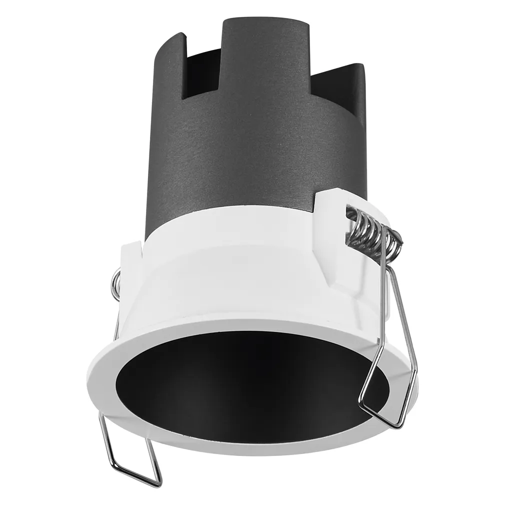 KOHTVALGUSTI LED SÜVISTATAV TWIST 70MM 5W VALGE/MUST
