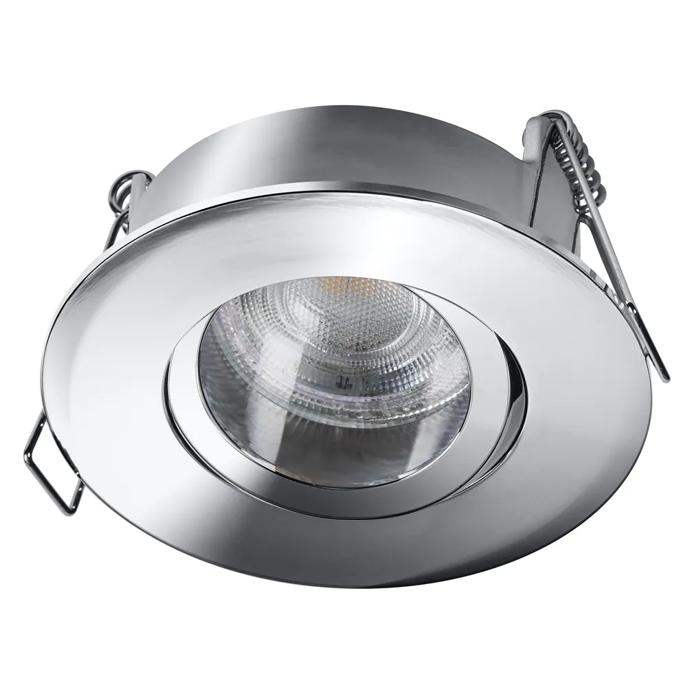 KOHTVALGUSTI LED SÜVISTATAV PRESS GU10 4,5W KROOM