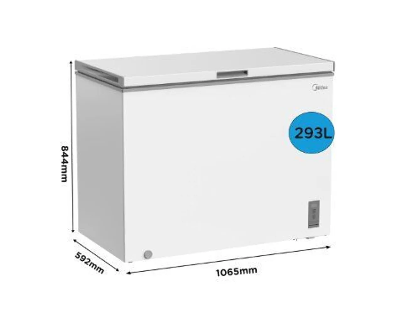 SÜGAVKÜLMIK MIDEA MDRC411FZE01 ERALDISEISEV 84,4CM VALGE