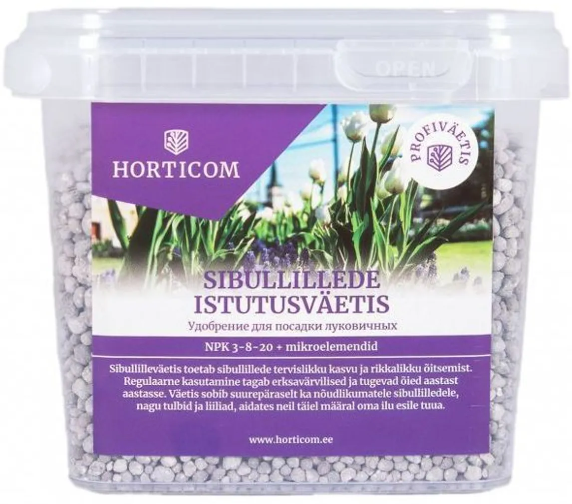 ISTUTUSVÄETIS SIBULLILLEDELE HORTICOM 1KG