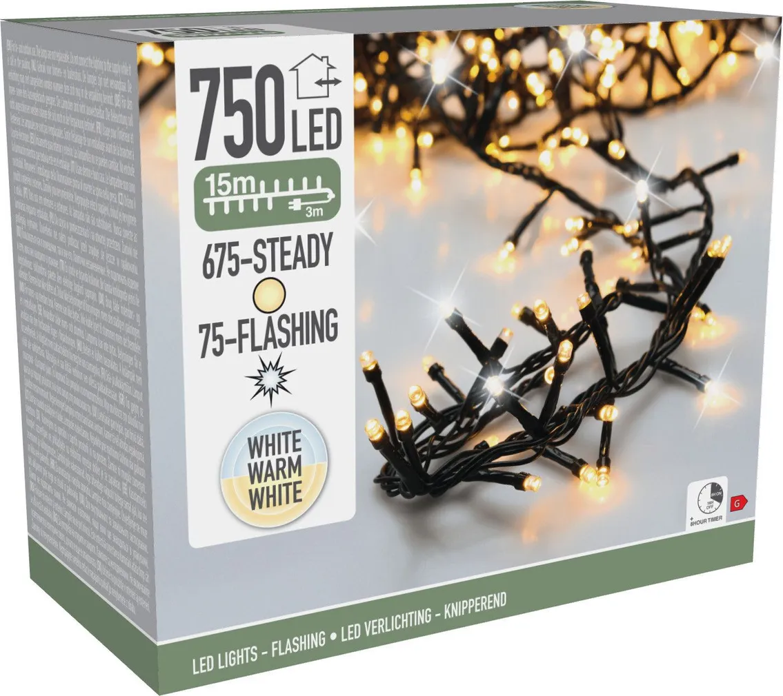 JÕULUVALGUSTUS SISE 750LED IP44 SOE VALGUS 15M