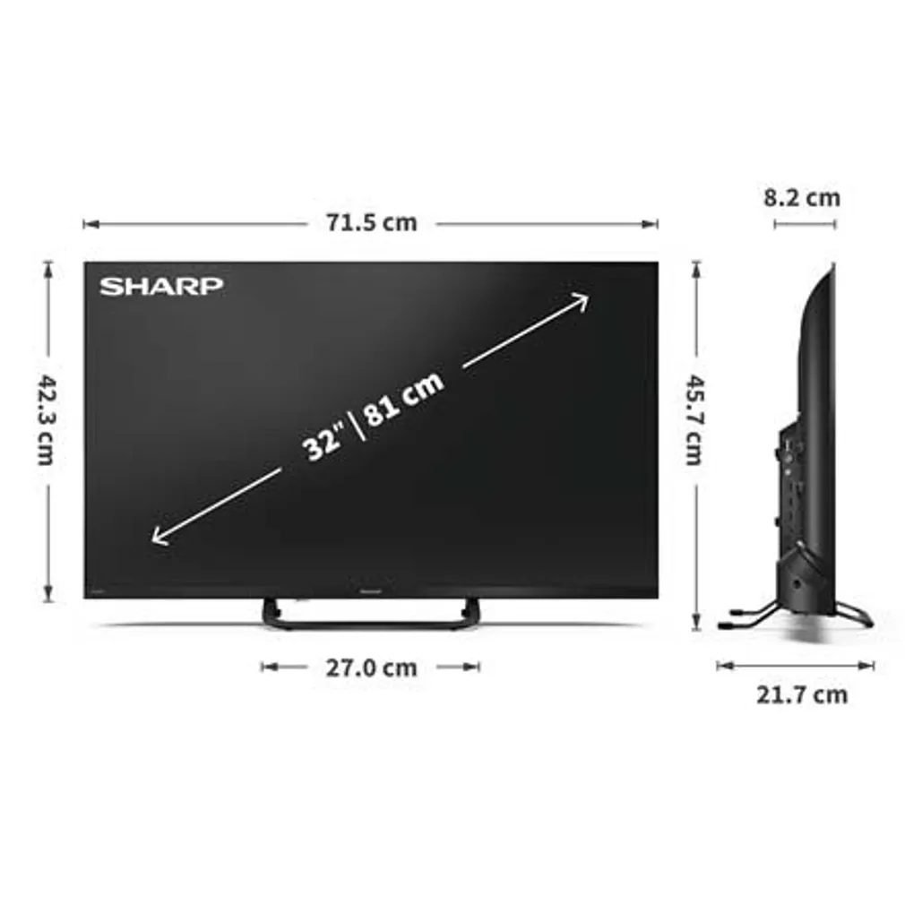 TELEVIISOR SHARP 32HF3865E 32" 80CM 1080P