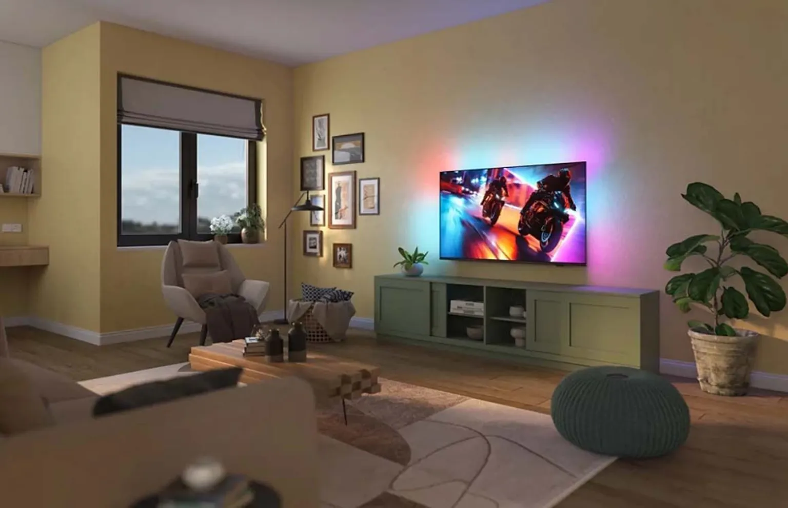 TELEVIISOR PHILIPS 75MLED920 75" 4K UHD TITAN OS