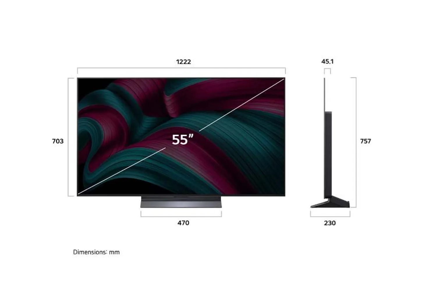 TELEVIISOR LG OLED55C51LA 55" 4K UHD WEBOS