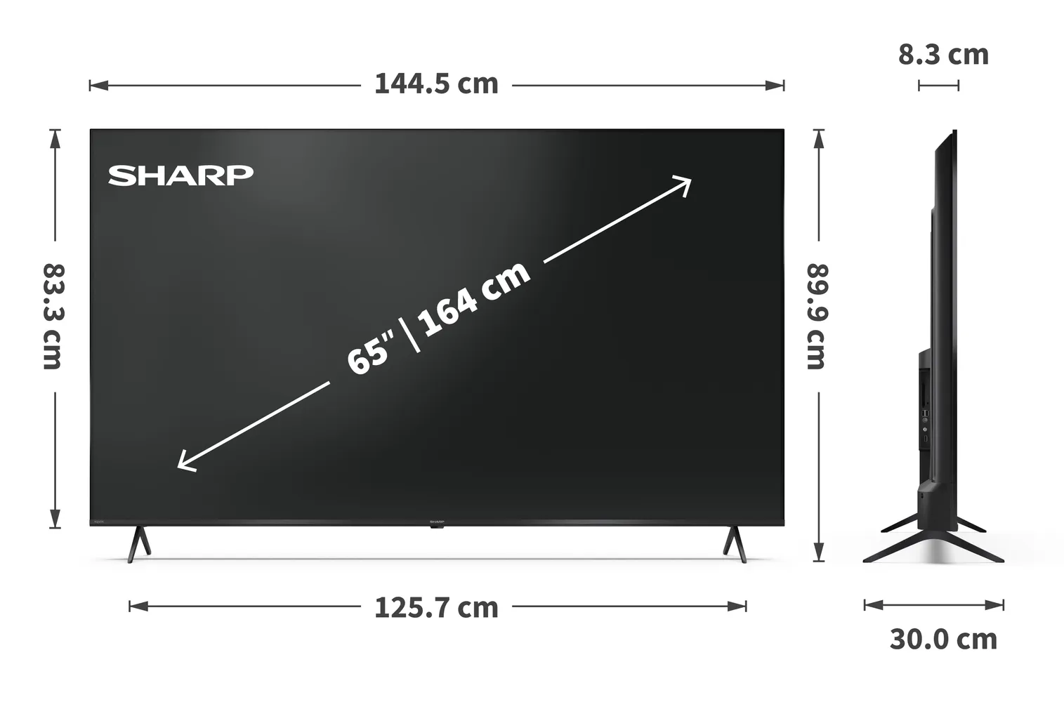TELEVIISOR SHARP 65HP5265E 65" 4K UHD GOOGLE TV