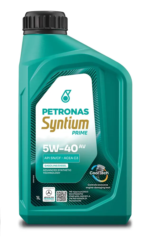 MOOTORIÕLI PETRONAS SYNTIUM PRIME AV 5W-40 SN/CF C3 1L