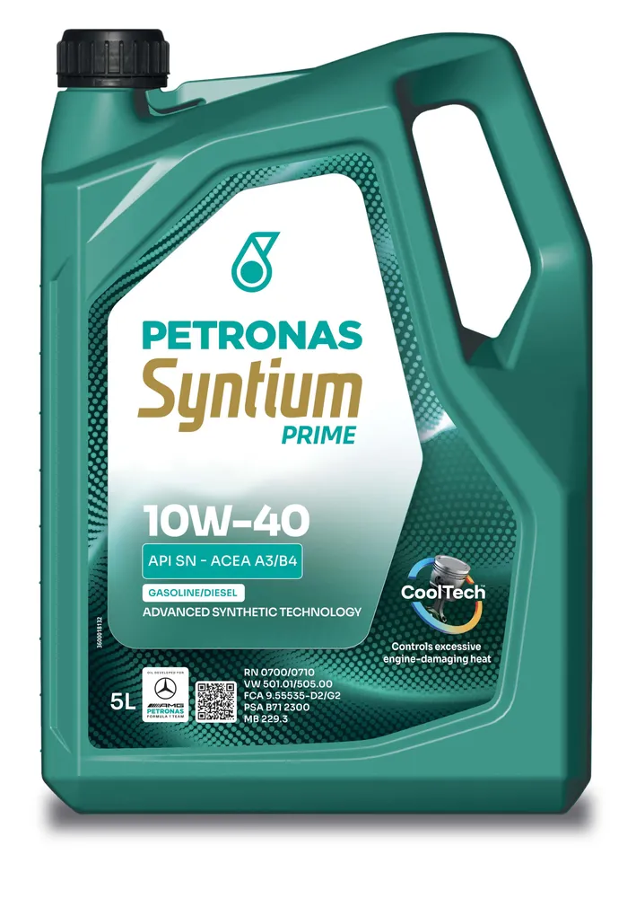 MOOTORIÕLI PETRONAS SYNTIUM PRIME 10W-40 SN 5L