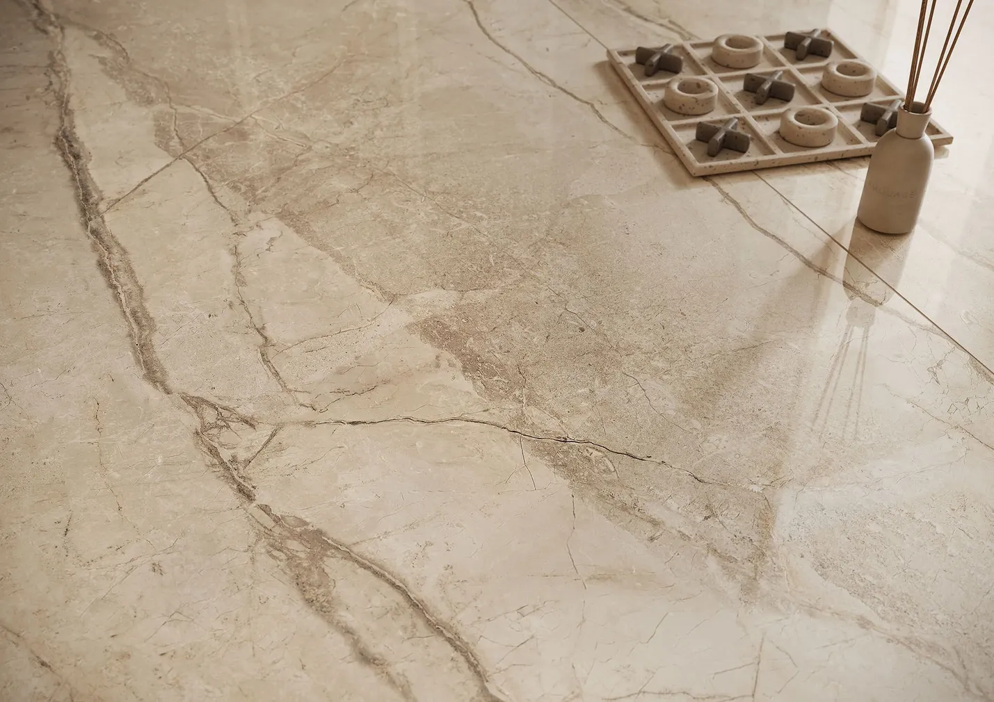 PÕRANDA- JA SEINAPLAAT CERSANIT FORTELIO BEIGE POLISHED 60X120CM 1,44M² PAKIS