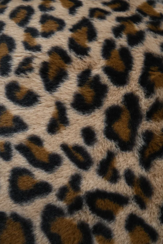 PLEED STOF FAUVES 130X160CM LEOPARD