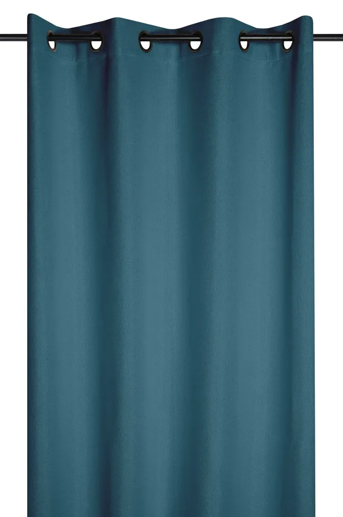 KARDIN STOF PORTLAND 140X260CM 100% PIMENDAV SININE-ROHELINE