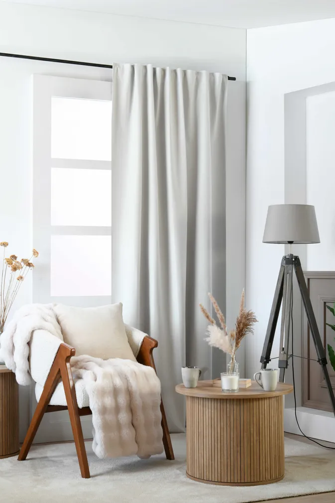 KARDIN STOF PORTLAND 135X250CM 100% PIMENDAV ECRU