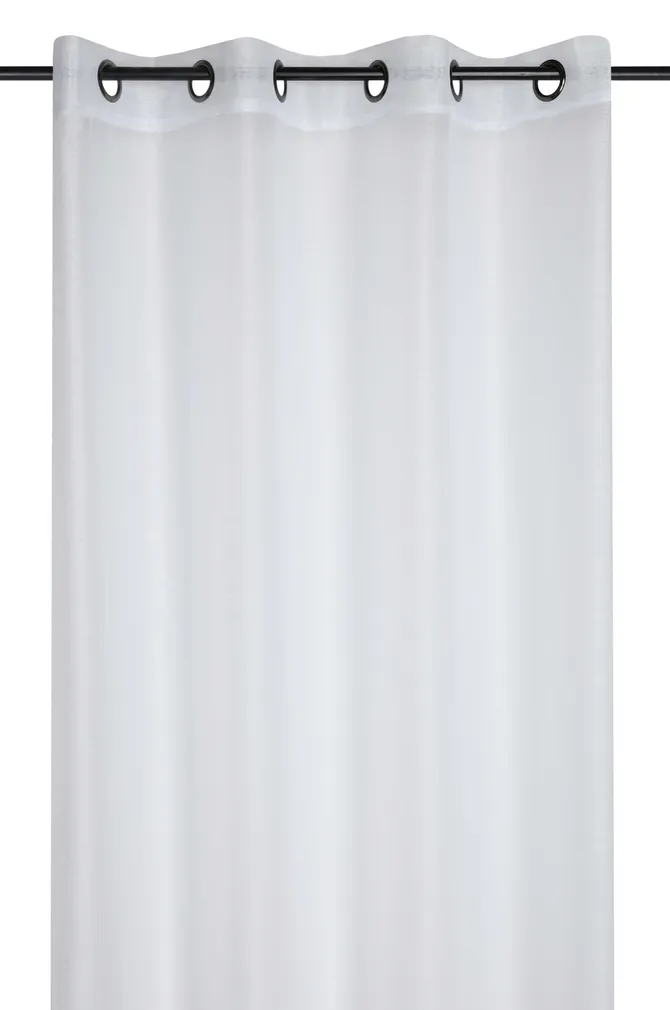 KARDIN STOF LINWOOD 140X260CM VALGE