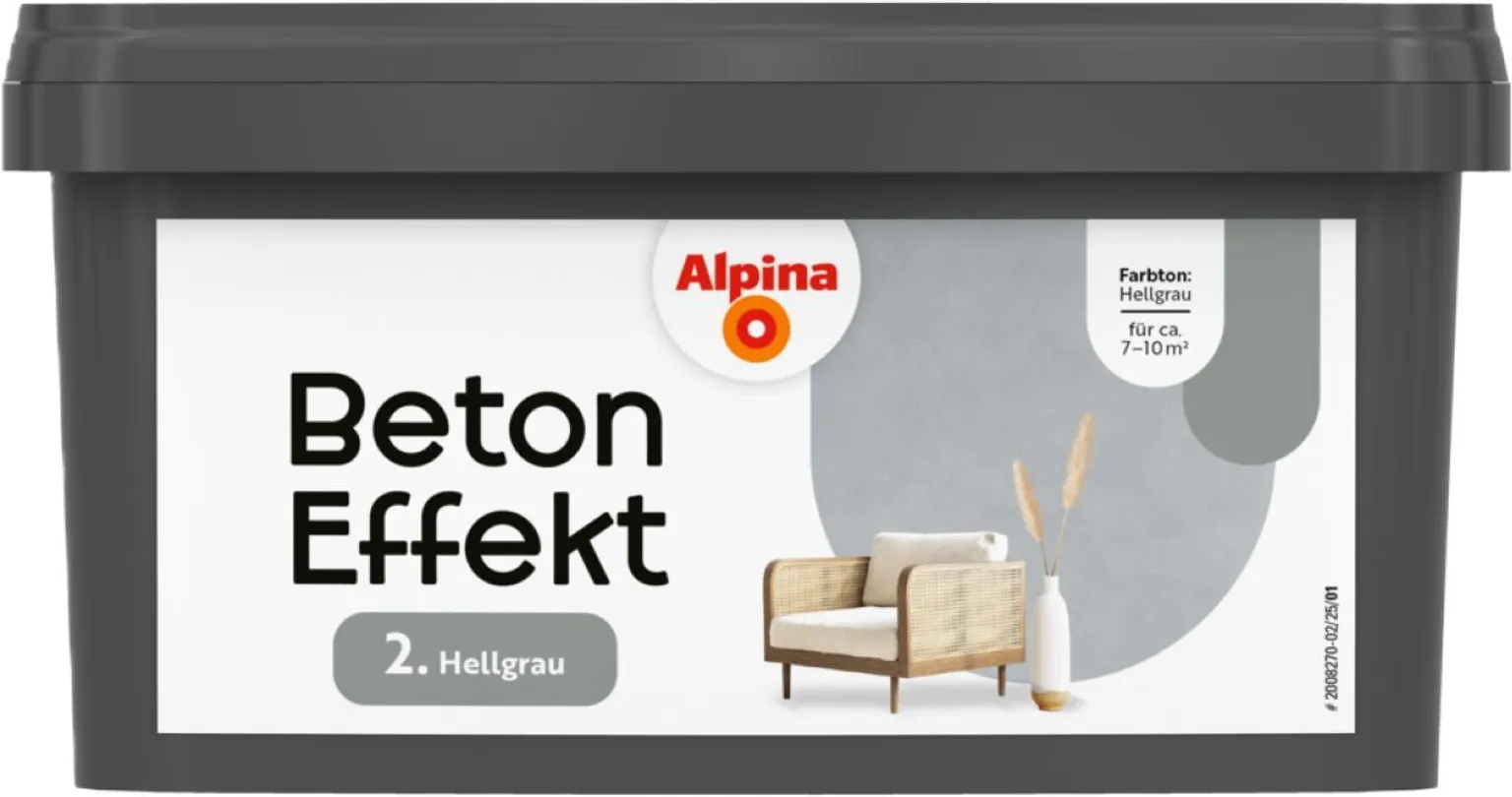 DEKORATIIVVÄRV ALPINA BETON EFEKT HELEHALL 1L