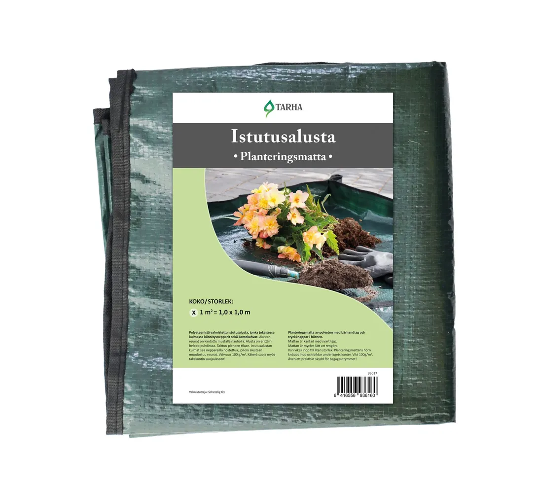 ISTUTUSMATT TARHA 1X1M 100G/M2 ROHELINE