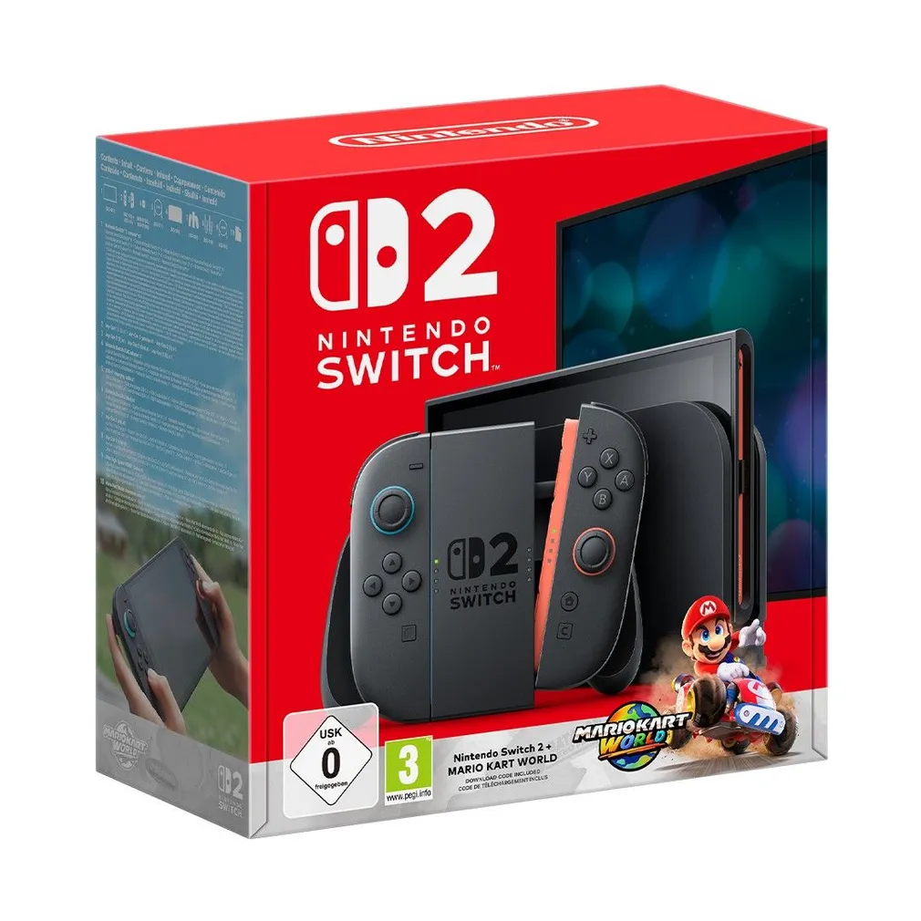 MÄNGUKONSOOL NINTENDO SWITCH 2 MARIO KART WORLD BUNDLE