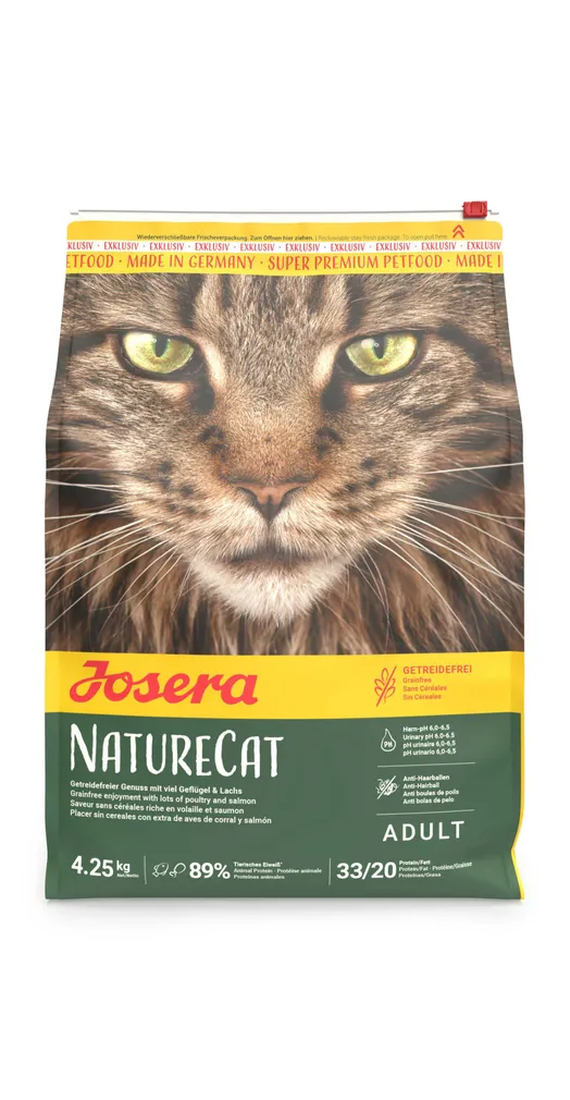 KUIVTOIT JOSERA KASSIDELE NATURECAT 4,25KG
