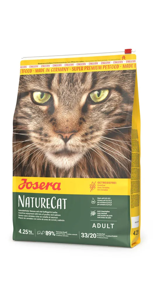KUIVTOIT JOSERA KASSIDELE NATURECAT 4,25KG