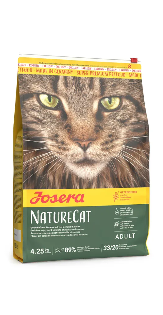 KUIVTOIT JOSERA KASSIDELE NATURECAT 4,25KG