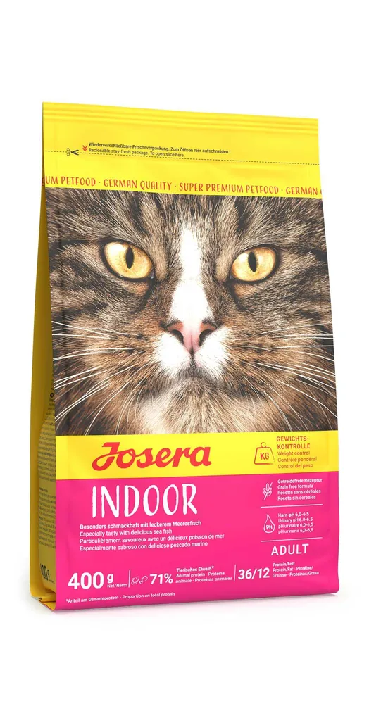 KUIVTOIT JOSERA KASSIDELE INDOOR 400G