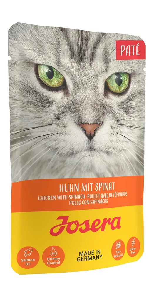 PASTEET JOSERA KASSIDELE KANA JA SPINATIGA 85G