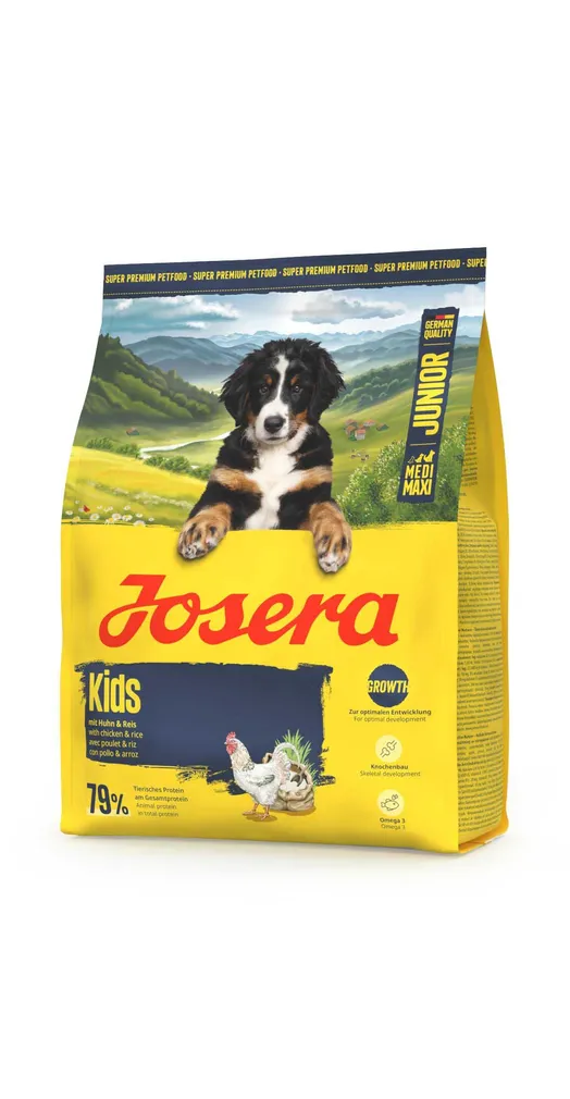 KUIVTOIT JOSERA KOERTELE KIDS 900G