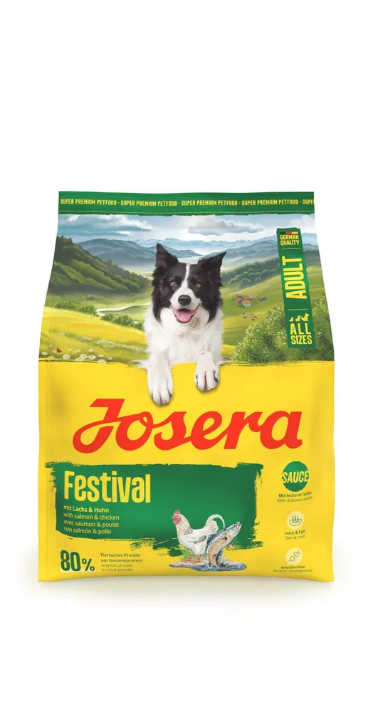 KUIVTOIT JOSERA KOERTELE FESTIVAL 900G