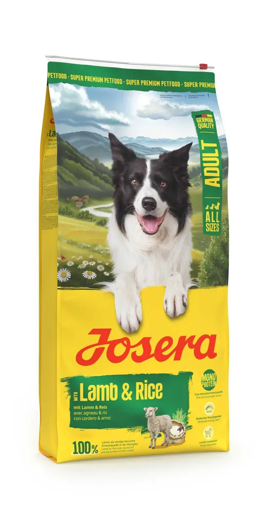 KUIVTOIT JOSERA KOERTELE ADULT LAMMAS/RIIS 12,5KG