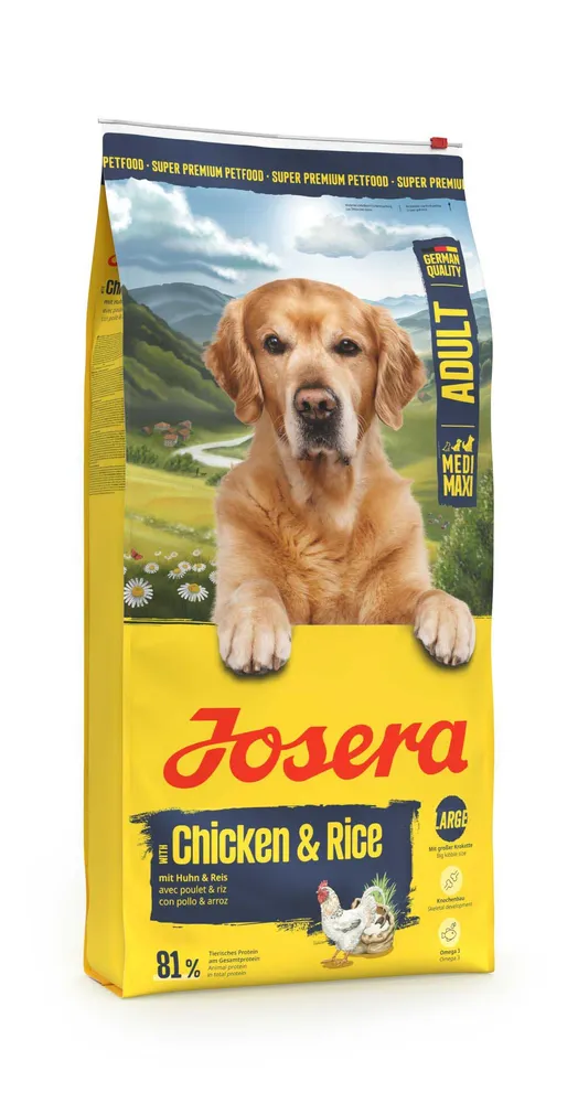 KUIVTOIT JOSERA KOERTELE KANA/RIIS 12,5KG