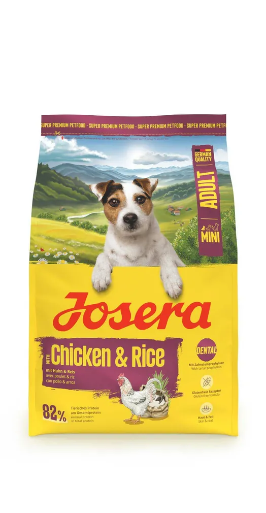 KUIVTOIT JOSERA KOERTELE MINI ADULT KANA/RIIS 3KG