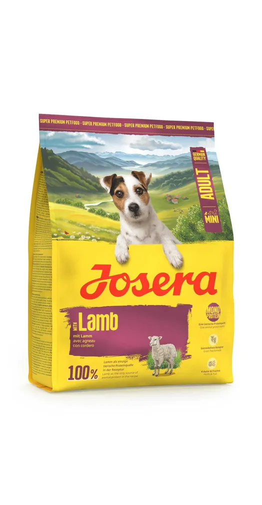 KUIVTOIT JOSERA KOERTELE MINI ADULT LAMMAS 900G