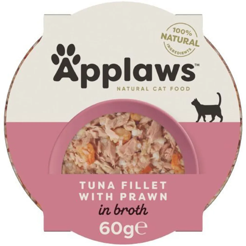 MÄRGTOIT APPLAWS KASSIDELE TUUNIKALA/KRABIGA 60G