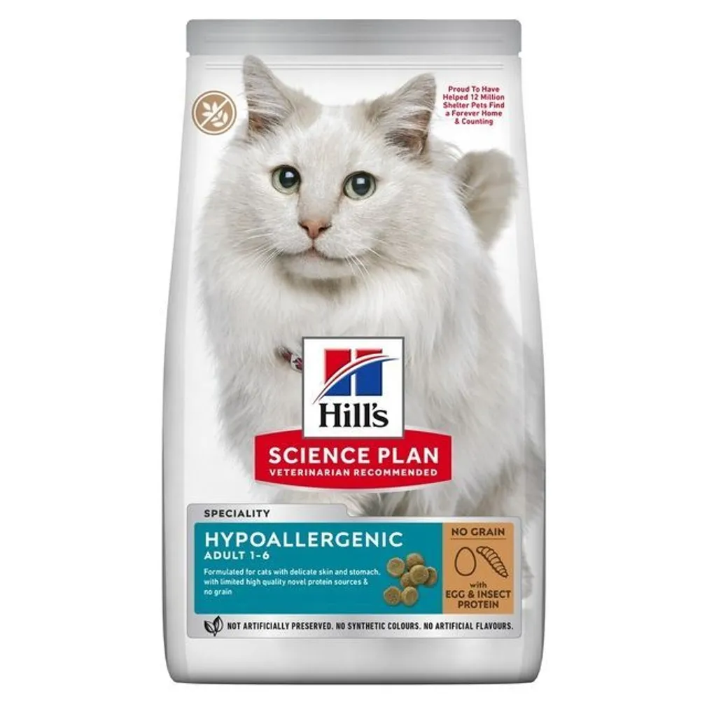 KUIVTOIT HILLS KASSIDELE HYPOALLERGENIC 1,5KG