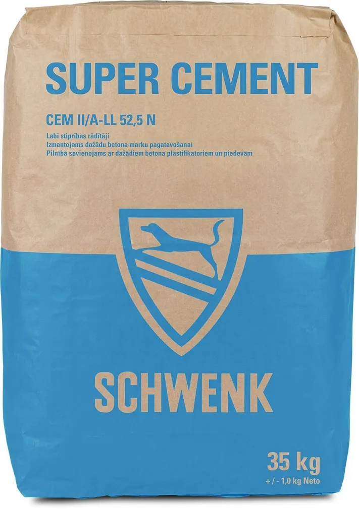 TSEMENT SCHWENK SUPER CEMENT CEM II/A-LL 52,5N 35KG